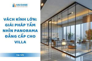 Vách Kính Lớn: Giải Pháp Tầm Nhìn Panorama Đẳng Cấp Cho Villa