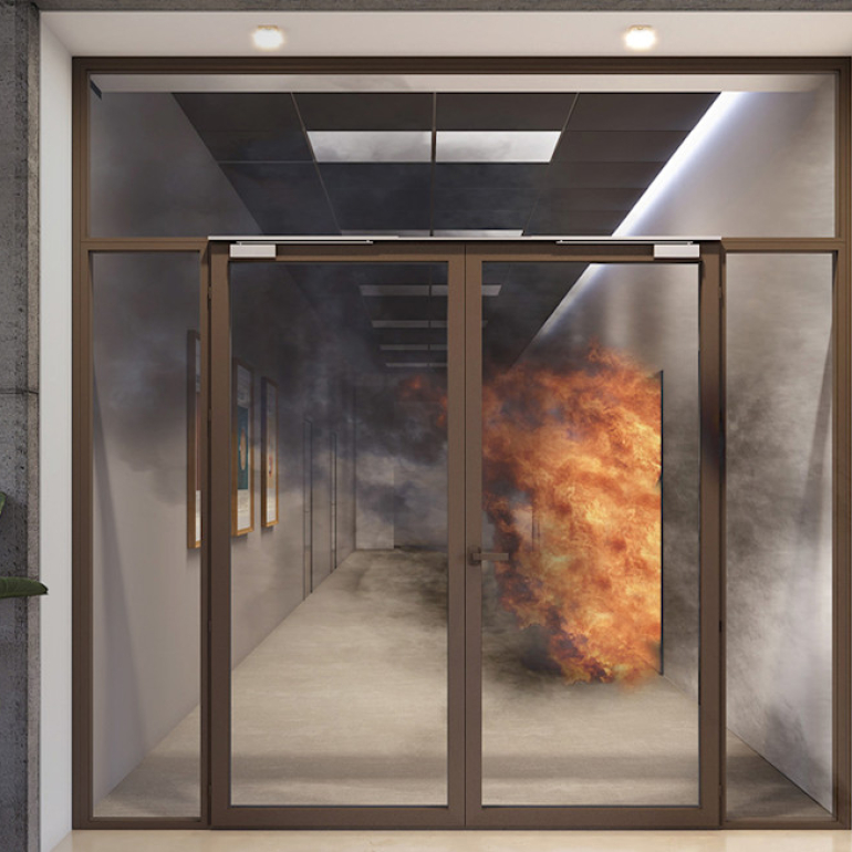 CỬA ĐI NHÔM TECHNAL ESCAPE DOOR FIRE - SOLEAL NEXT 65N / 65 / 75