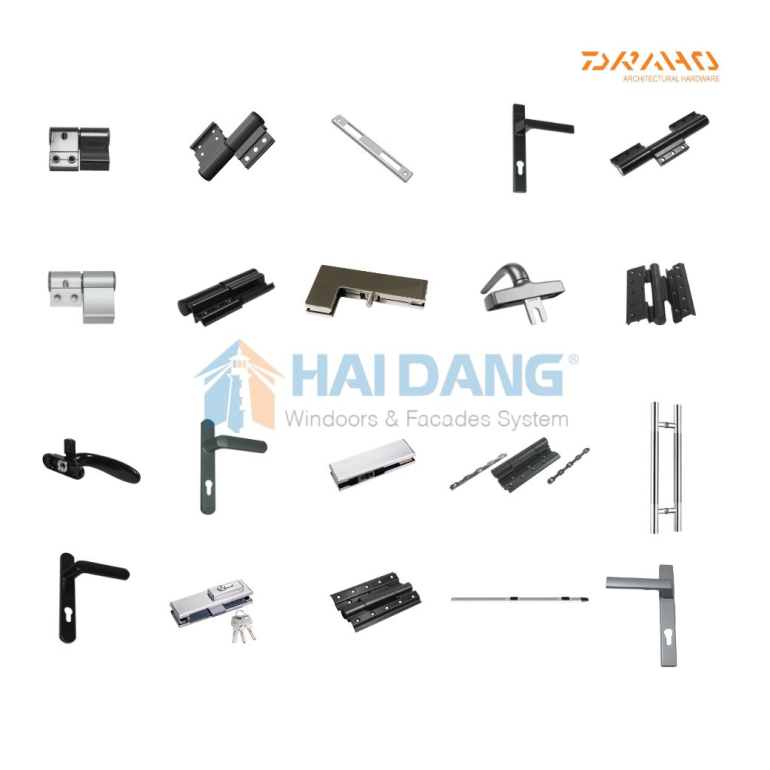 PHỤ KIỆN CỬA NHÔM DRAHO CHÍNH HÃNG - HẢI ĐĂNG WINDOW