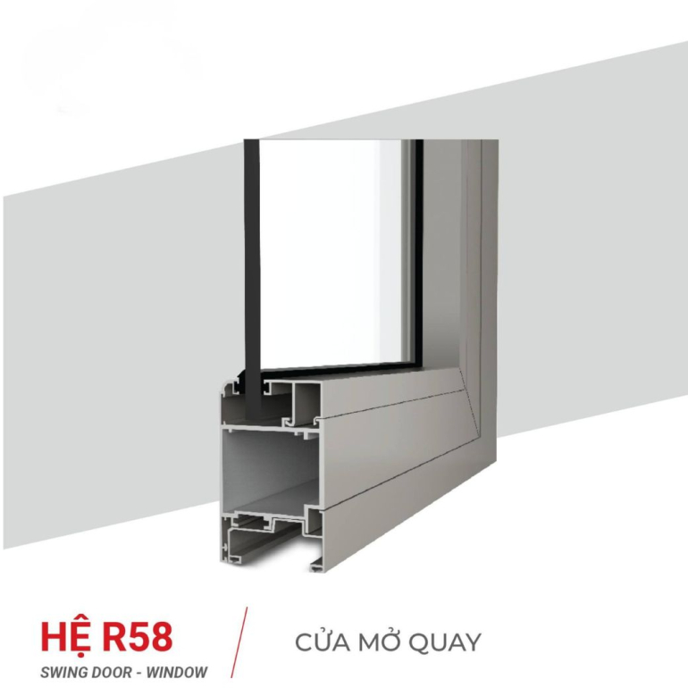 Cửa Mở Quay Maxpro Jp Hệ R58