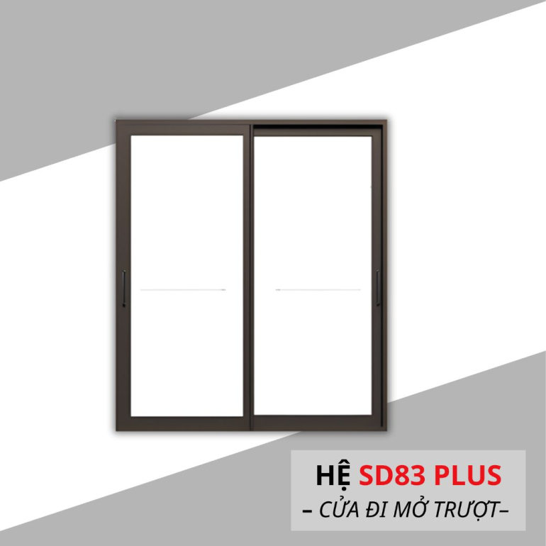 CỬA ĐI MỞ TRƯỢT MAXPRO JP HỆ SD83 PLUS 