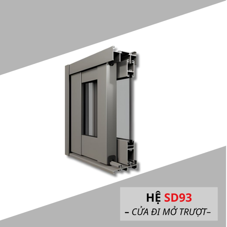 Cửa Đi Mở Trượt Maxpro JP SD93