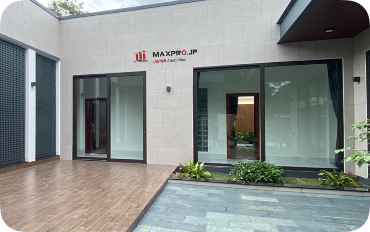 Cửa nhôm Maxpro nhập khẩu tại Rạch Giá - dòng cửa phân khúc cao