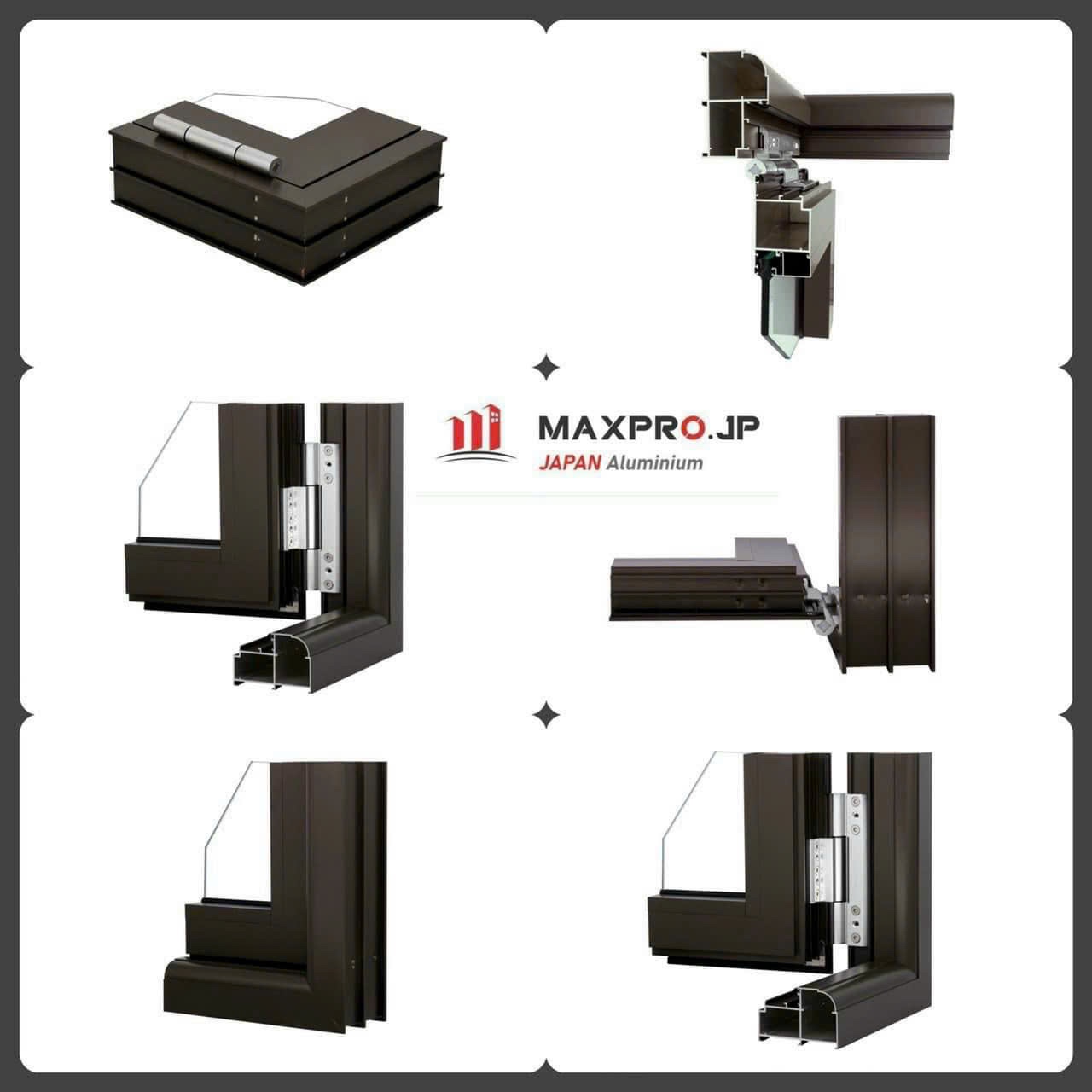 Cửa nhôm Maxpro Nhật Bản tại Rạch Giá dòng cửa tiêu chuẩn Châu Âu